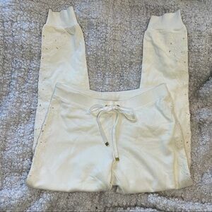JUICY Couture Light Yellow Y2K Sweatpants Small